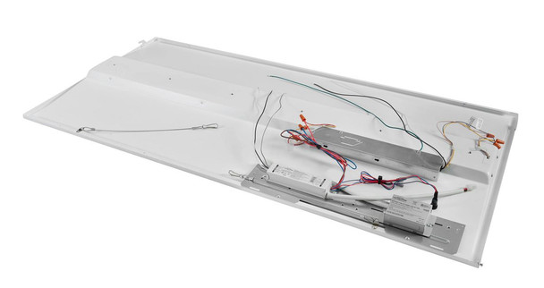2x4 LED Center Basket Doorframe Retrofit |Power Select 45 / 38 / 30W & Color Select 3500 / 4000 / 5000K | 120-277V Input - alternate image 2