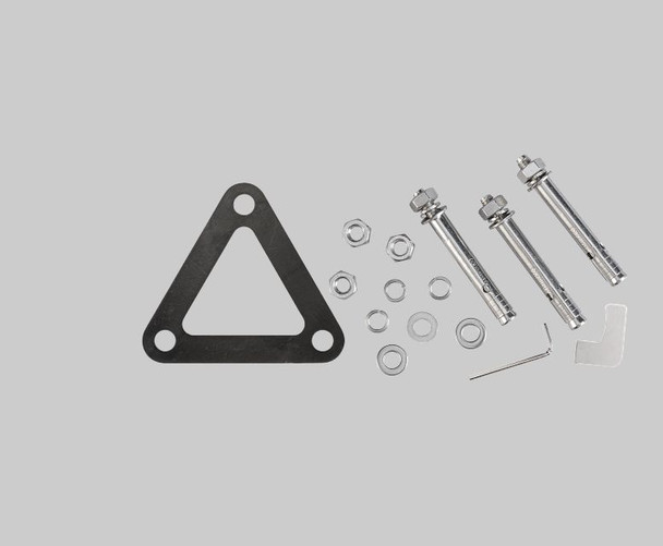 Sleeve bolt kit. Includes (3) bolts, hardware, and template. Used with on KT-BLED-6R-UNV-KIT(-B) bollard base in dry con - main product image