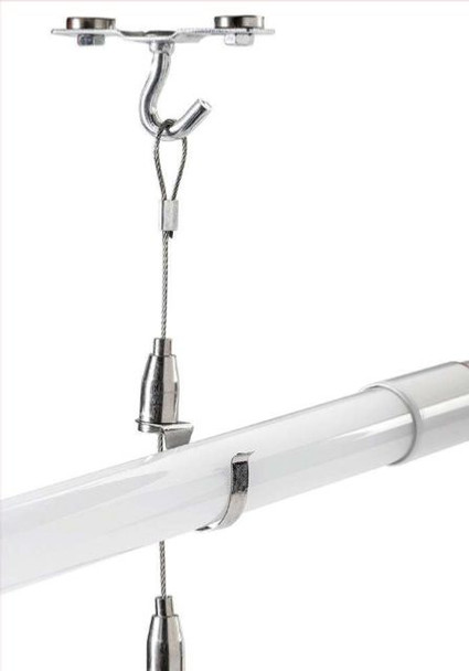 Cable Mounting Accessory for Sign Hero LED Lamps. 1-4 Lamp Applications. Designed to prevent lamp sagging for horizontal - main product image