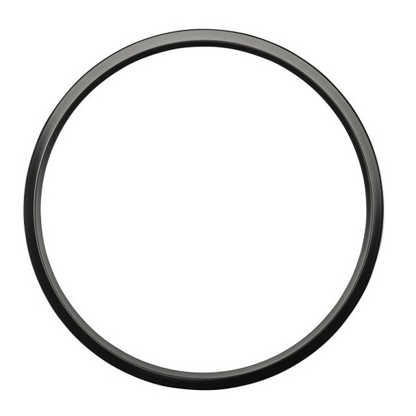 Clip-on trim | Matte black | Used on 11" Series A Round LED Surface Mount Downlight - main product image