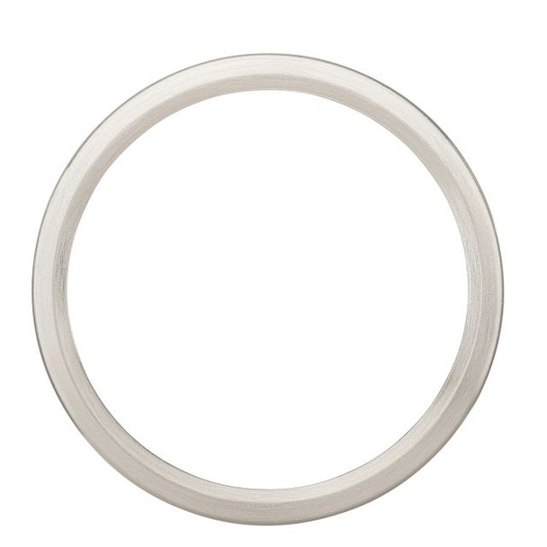 Clip-on trim | Brushed nickel | Used on 5" Series A Round LED Surface Mount Downlight - main product image