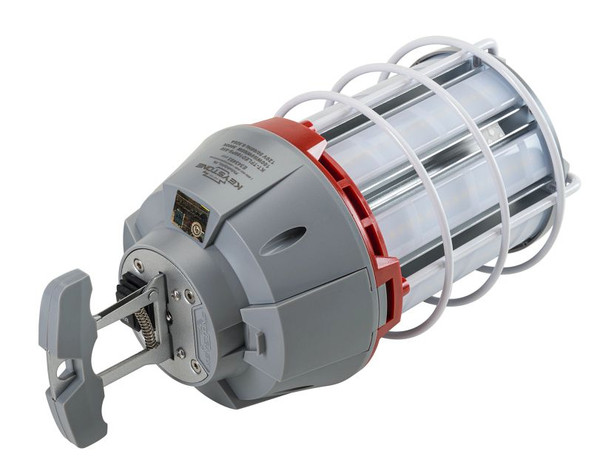 LED Temporary Jobsite Fixture. Power Selectable 60 / 80 / 100W, 6,800-10,000 lumen, 5000K. Diffused Lens. Includes 6ft P - alternate image 2