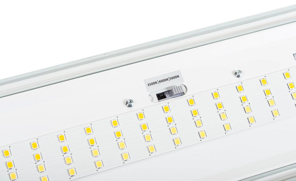 4ft Vapor Tight Fixture feat. Power Select & Color Select, 44 / 28 / 18W, 120-277V Input, 3500 / 4000 / 5000K, Frosted L - alternate image 3
