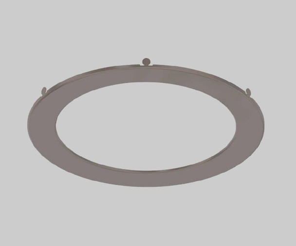4in Interchangeable Trim for 4A Slim Wafer Downlight, Brushed Nickel - alternate image 2