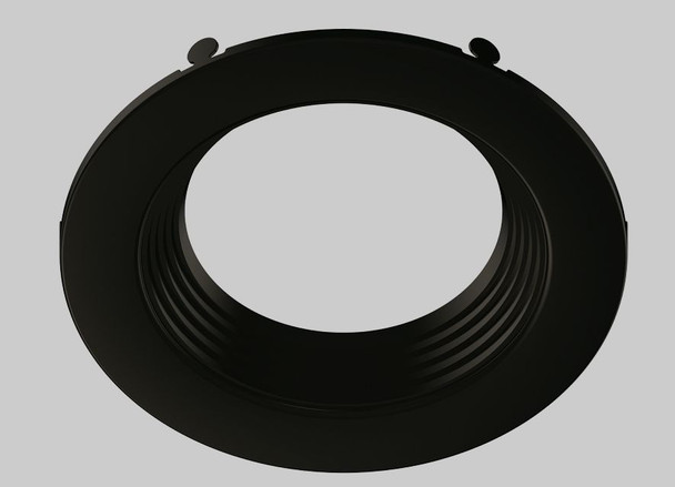 4in Interchangeable Trim for 4B Recessed Wafer Downlight, Matte Black - main product image