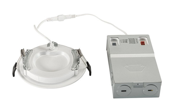 4in Circular LED Slim Wafer Downlight feat. Power and Color Select, 10.5 / 9.5 / 8.5W, 2700 / 3000 / 3500 / 4000 / 5000K - alternate image 2