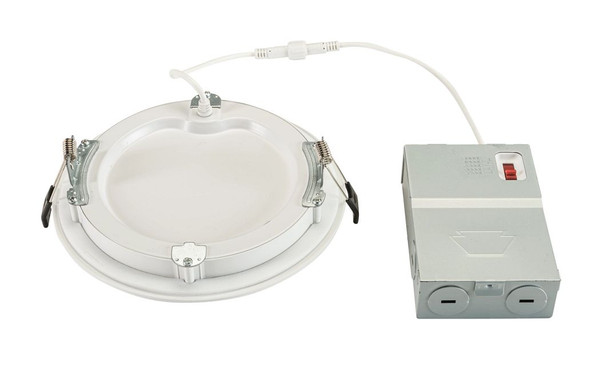 6in Circular LED Recessed Wafer Downlight feat. Color Select, 13W, 2700 / 3000 / 3500 / 4000 / 5000K, 90CRI, 120V Input - alternate image 2