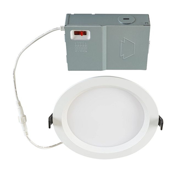 6in Circular LED Baffled Wafer Downlight feat. Color Select, 13W, 2700 / 3000 / 3500 / 4000 / 5000K, 90CRI, 120V Input - main product image