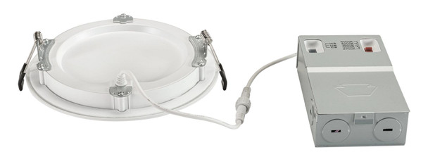 6in Circular LED Recessed Wafer Downlight feat. Power and Color Select, 14 / 12 / 10W, 2700 / 3000 / 3500 / 4000 / 5000K - alternate image 2