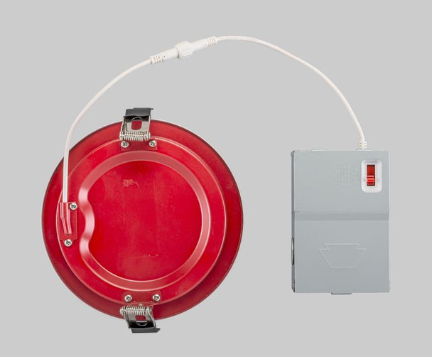 Fire Rated 6in Circular LED Slim Wafer Downlight | Color Select | 15W | 2700 / 3000 / 3500 / 4000 / 5000K | 90CRI | 120V - alternate image 2