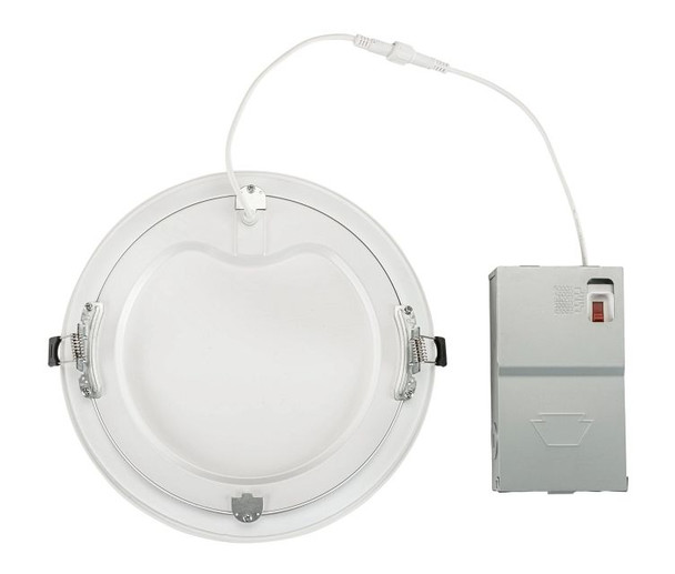 8in Circular LED Slim Wafer Downlight feat. Color Select, 23W, 2700 / 3000 / 3500 / 4000 / 5000K, 90CRI, 120V Input, Pha - alternate image 2