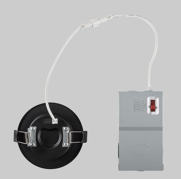 3in Circular LED Slim Wafer Downlight feat. Color Select, 6.5W, 2700 / 3000 / 3500 / 4000 / 5000K, 90CRI, 120V Input, Ph - alternate image 2