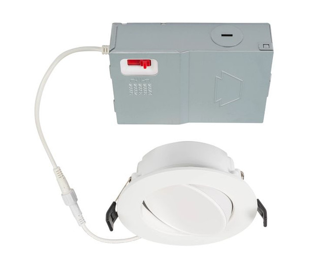 4in Gimbal Wafer Downlight feat. Color Select, 8W, 2700 / 3000 / 3500 / 4000 / 5000K, 90 CRI, 120V Input, Phase Dimming - main product image