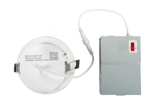 4in Gimbal Wafer Downlight feat. Color Select, 8W, 2700 / 3000 / 3500 / 4000 / 5000K, 90 CRI, 120V Input, Phase Dimming - alternate image 2