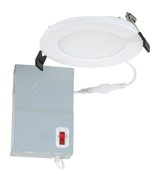4in Circular LED Slim Wafer Downlight feat. Color Select, 9W, 2700 / 3000 / 3500 / 4000 / 5000K, 90CRI, 120V Input, Phas - main product image