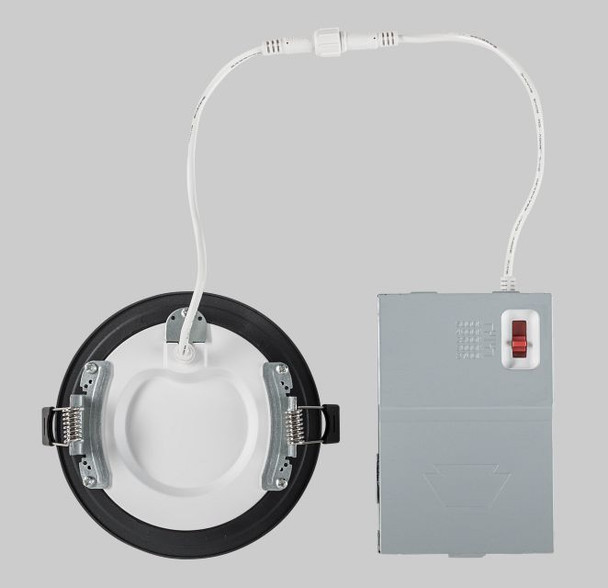 4in Circular LED Slim Wafer Downlight feat. Color Select, 9W, 2700 / 3000 / 3500 / 4000 / 5000K, 90CRI, 120V Input, Phas - alternate image 2