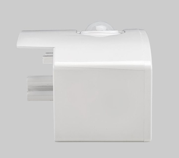 Integrated Sensor mount for B series Wraps | For end of run mouting | Incldued KTSL-FC5-12V-IM-PIR | White - alternate image 2