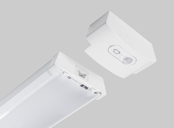 4ft Wrap Fixture | Power Select & Color Select | Series B | 44 / 28 / 18W | 120-277V Input | 3500 / 4000 / 5000K | Frost - alternate image 3