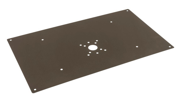 Back Plate for Medium Size Wallpacks, Covers Legacy Style Large HID Housing Dimensions. Standard Bronze Color - alternate image 2