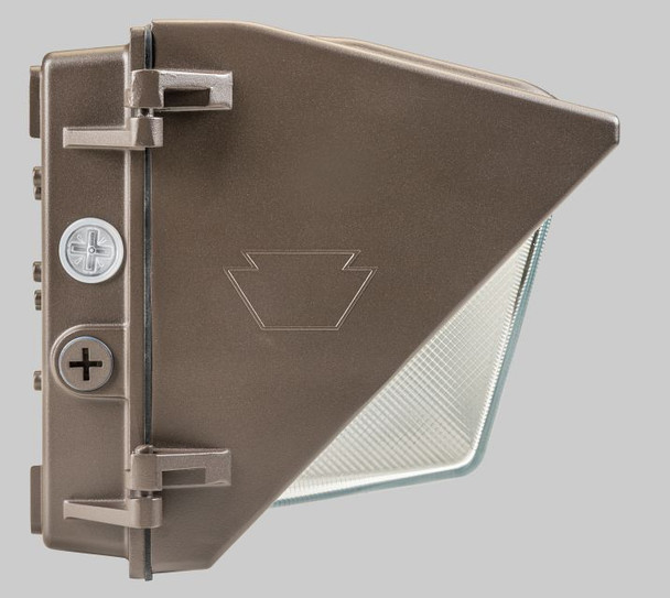 120W LED Traditional Open Face Wall Pack, Power Select 120 / 100 / 80W, Color Select 30 / 40 / 50K, 120-277V Input, 0-10 - alternate image 3