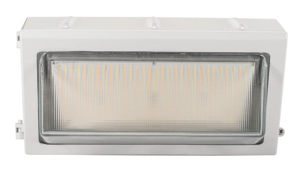 120W LED Traditional Open Face Wall Pack, Power Select 120 / 100 / 80W, Color Select 30 / 40 / 50K, 120-277V Input, 0-10 - alternate image 2