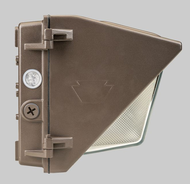 120W LED Traditional Open Face Wall Pack, Power Select 120 / 100 / 80W, Color Select 30 / 40 / 50K, 277-480V Input, 0-10 - alternate image 2