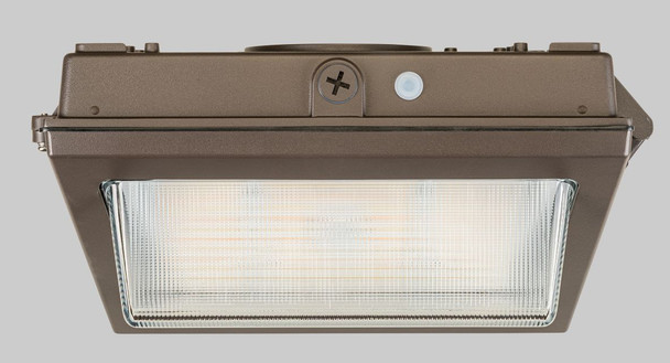 35W LED Traditional Open Face Wall Pack, Power Select 35 / 25 / 15W, Color Select 30 / 40 / 50K, 120-277V Input, 0-10V D - alternate image 3