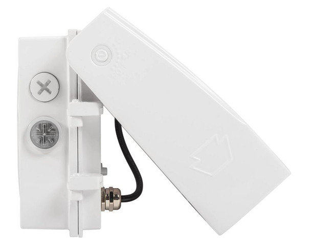 35W LED Adjustable Wall Pack, Power Select 35 / 25 / 15W, Color Select 30 / 40 / 50K, 120-277V Input, White Housing - main product image
