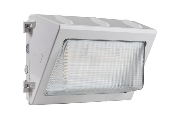 55W LED Traditional Open Face Wall Pack, Power Select 55 / 45 / 35W, Color Select 30 / 40 / 50K, 120-277V Input, 0-10V D - main product image
