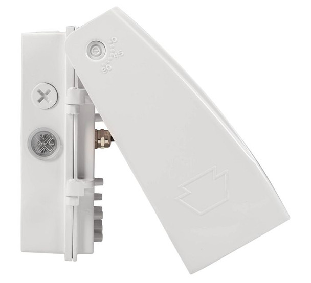 75W LED Adjustable Wall Pack, Power Select 75 / 60 / 45W, Color Select 30 / 40 / 50K, 120-277V Input, White Housing - main product image