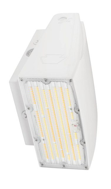 75W LED Adjustable Wall Pack, Power Select 75 / 60 / 45W, Color Select 30 / 40 / 50K, 120-277V Input, White Housing - alternate image 3