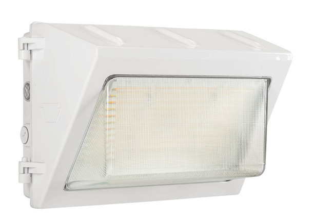 80W LED Traditional Open Face Wall Pack, Power Select 80 / 70 / 55W, Color Select 30 / 40 / 50K, 120-277V Input, 0-10V D - main product image