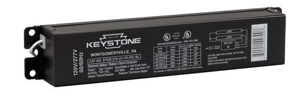 2x F96T12, 120-277V, 9" case - main product image
