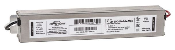 Constant Voltage LED Driver, 120 / 277V, 24V Output, 100W, Micro Case, Carton Pack - main product image