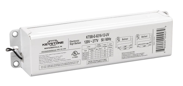 Electronic Sign Ballast, 2-16 Feet, 1-2 lamps, 120-277 V - main product image