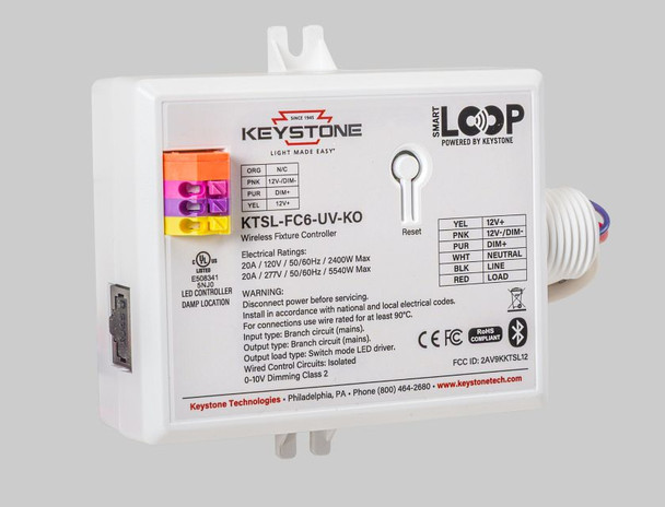 Bluetooth Mesh Wireless Fixture Controller for SmartLoop System. 120-277V. 20A Max Load with 0-10V Dimming - alternate image 3