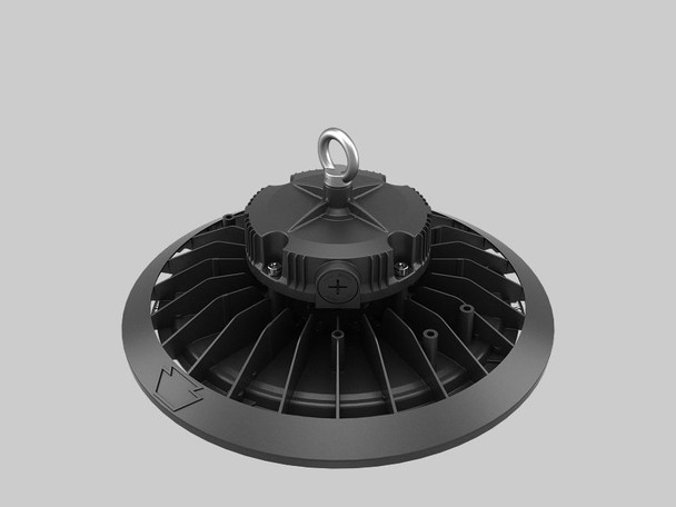 200W Power & Color Selectable Round Highbay Gen 2 |200W / 150W / 100W | 90 deg lens | 12-inch diameter |120-277V | 3000K - alternate image 2