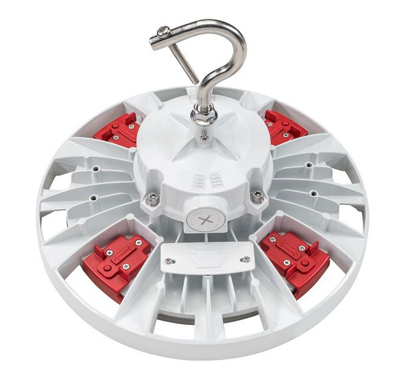 200W Power & Color Selectable Round Highbay with Optic Swap |200W / 150W / 100W | Includes (2) lens types, Standard 90 d - alternate image 3