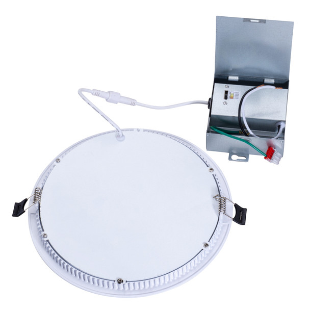 Topaz Southwire LED Canless Slim Fit Downlight, 8", Round, 18W, 5CCT Selectable