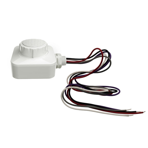 LEDone 0-10V Dimming Motion Sensor, 120-347V, PIR, IP20, White, G1