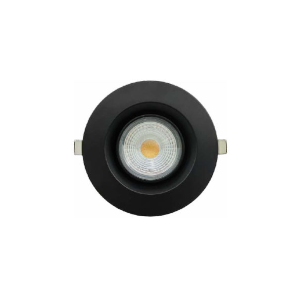 RG Series 6" Regress Gimbal, 22W, 2200 lumens, 120/277V, 5CCT, Black, 60° beam