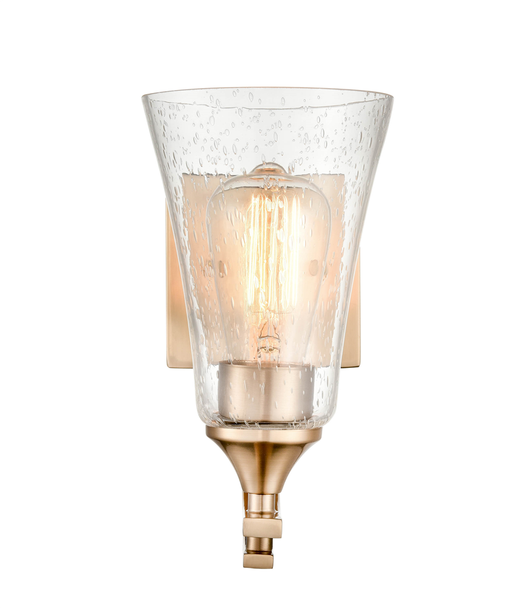 Millennium Lighting Natalie One Light Vanity, Modern Gold, 1-Light, Medium (E26) Base, 120V
