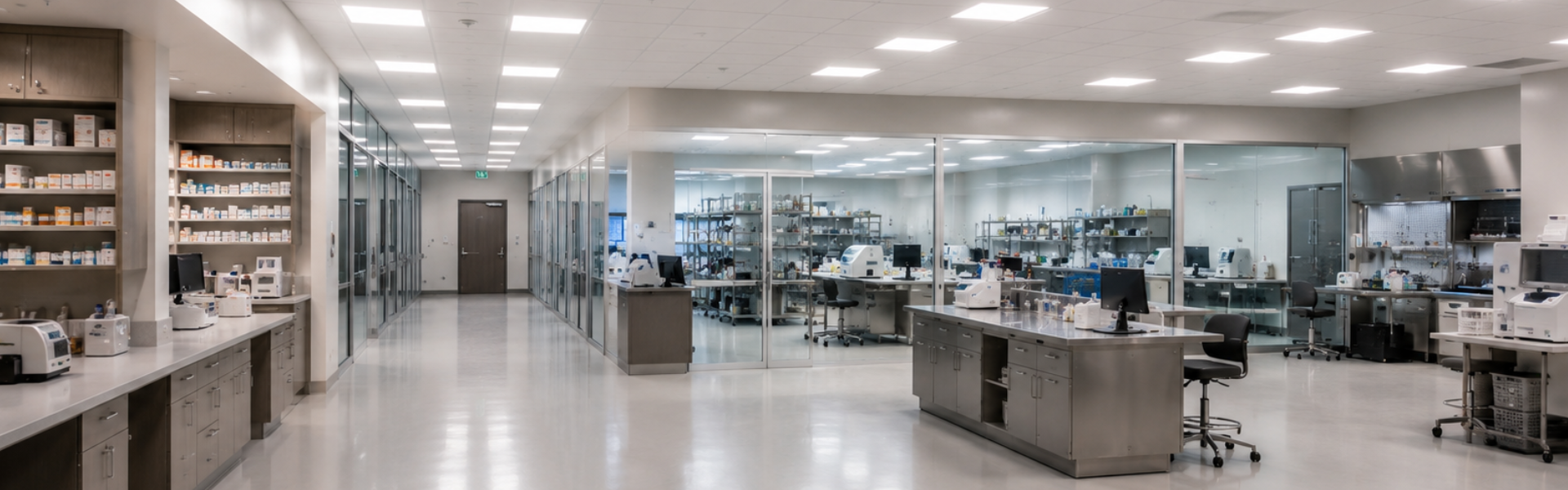Pharmacy and Lab Lighting
