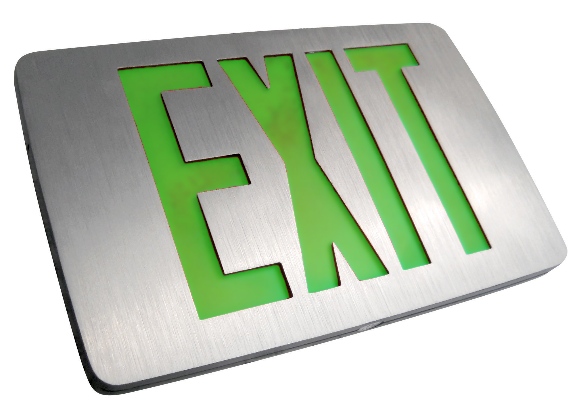 Thin Die-Cast Aluminum Single Face Exit Sign