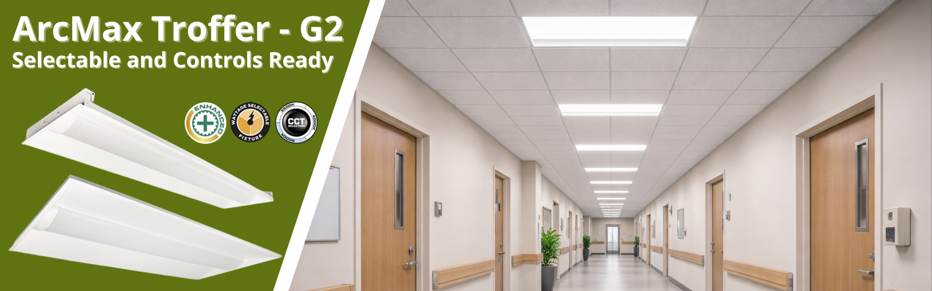 MaxLite MLVT Series ArcMAX Troffer G2: A Controls-Ready LED Troffer for Commercial Retrofits and New Construction