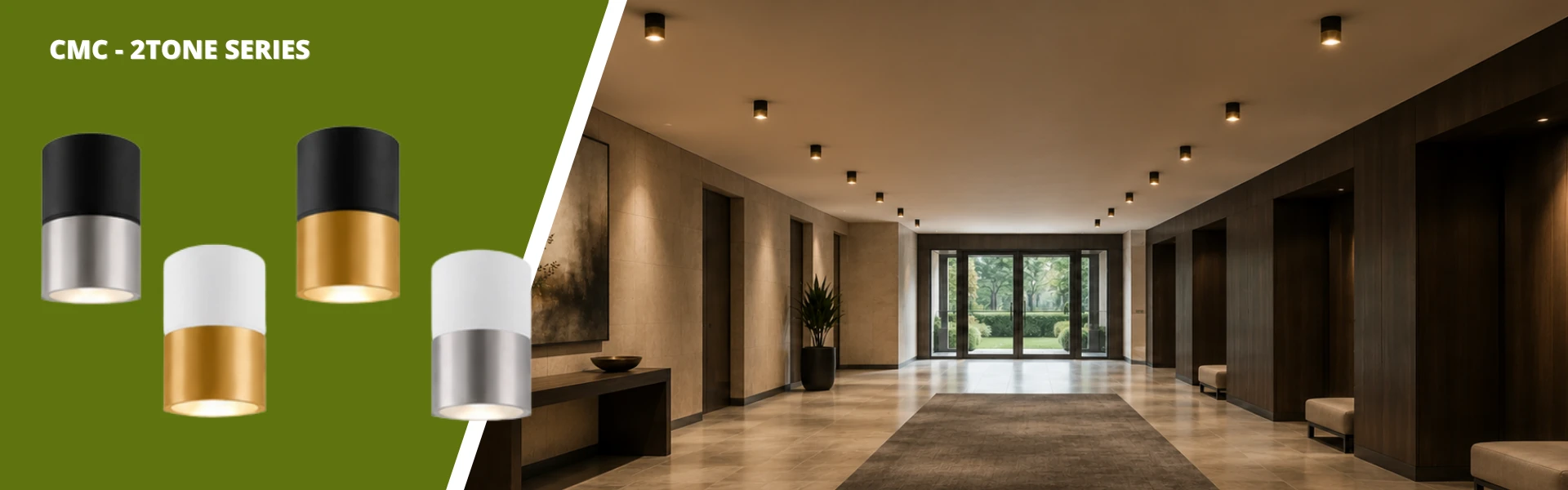 Westgate CMC-2Tone Series: One Ceiling Cylinder Platform, Three Sizes