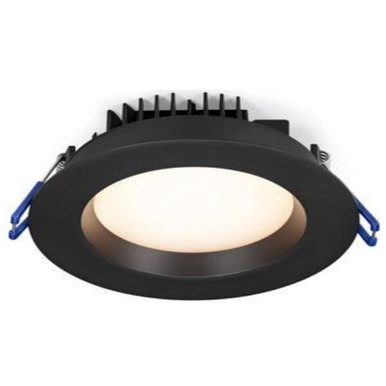 4" Round Recessed LED, 3000K to 1800K Dim to Warm, Black Trim