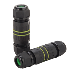 Straight Waterproof Joint, M20 Thread, 3 Pin