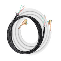 50FT 1/4X1/2 LINESET FOR DIY 9K,12,&18K W/DIY PRO-CABLE R454B