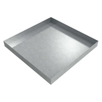 AIR HANDLER VERTICAL SECONDARY METAL DRAIN PAN 24X24X2